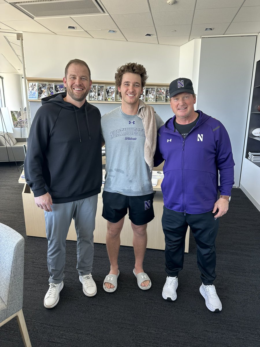Northwestern Head Coach David Braun and new QB Preston Stone!

Loved talking to both of these guys, will be a dangerous duo this fall!