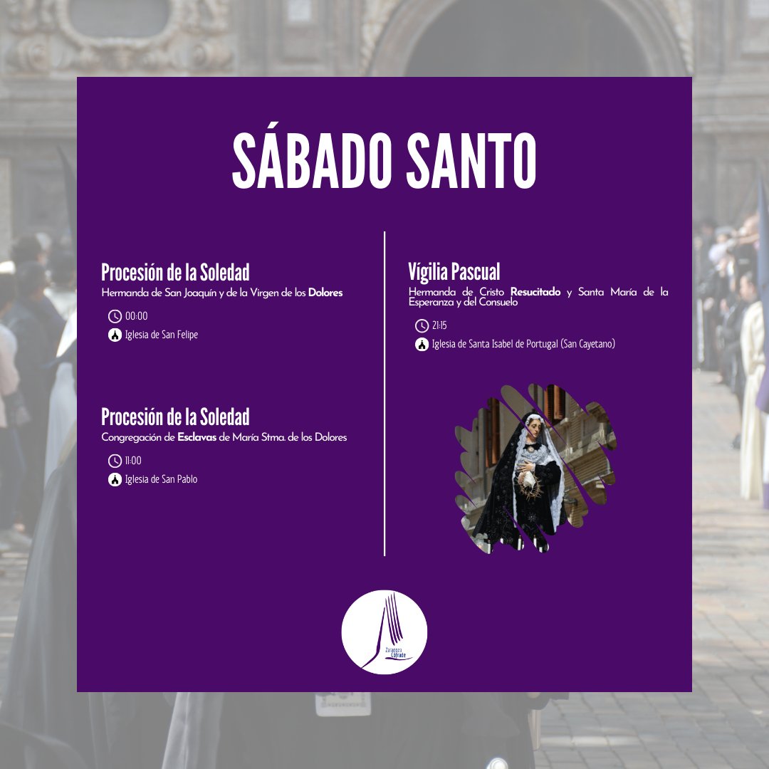 [Semana Santa 2025] Sábado Santo de Soledad y Vigilia en Zaragoza, de Dolorosa, Esclavas y Resucitado #SemanaSanta #SemanaSantaZgz #SemanaSanta2025 #SemanaSanta25 #SabadoSanto
