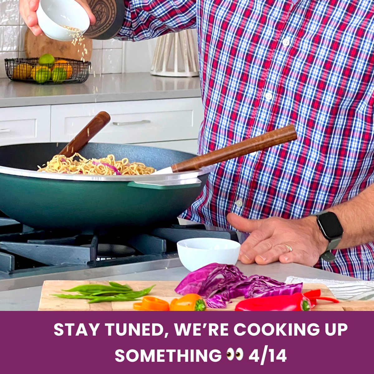akcookware's tweet photo. We might be cooking up something exciting for Monday 4/14.
Or we just really like stirring pots. Guess you’ll have to stay tuned. 👀 https://t.co/5bUPVjj5N8