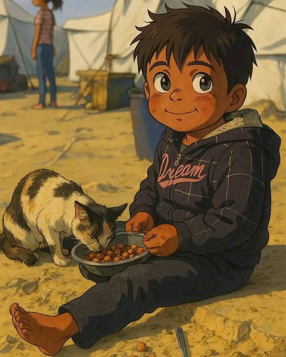 Ils ne trouvent pas assez de nourriture et pourtant ils la partagent avec l'animal 💔