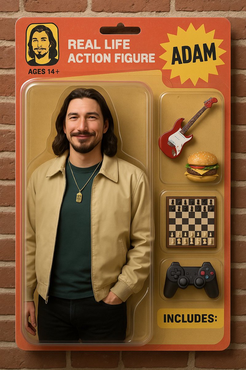 I tried to have ChatGPT make me into an AI action figure and it turned me into Adam Driver.