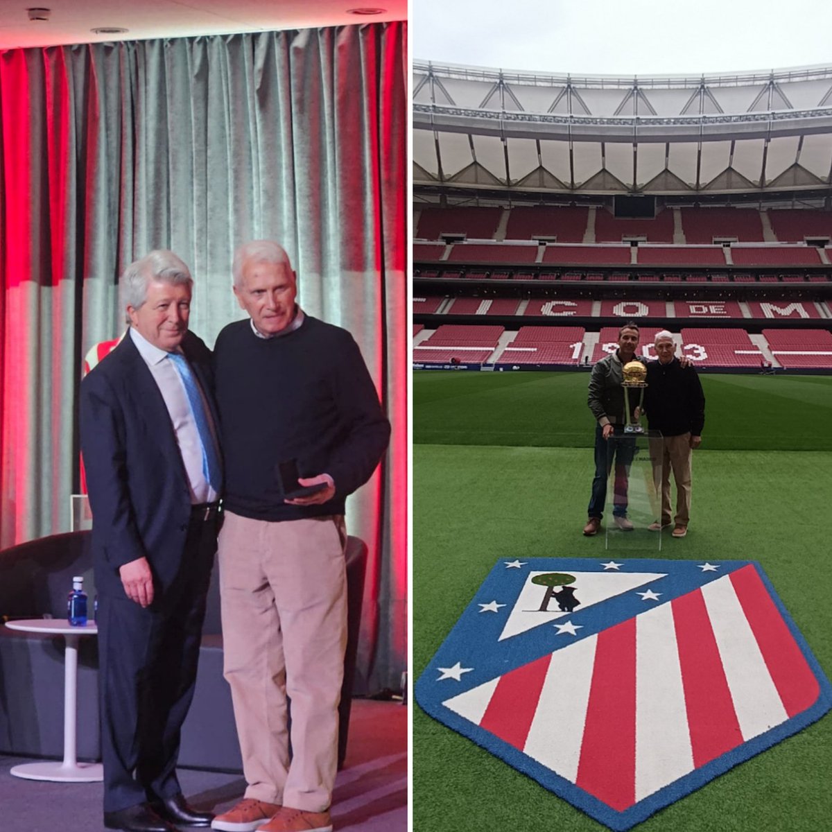 Dos días alucinantes de celebración por el 50 aniversario del campeonato del mundo conseguido por @atleticodemadrid contra el Independiente de Avellaneda 💪💪Muchas gracias a las Leyendas del @atleticodemadrid por el mimo en la organización del evento. Eternamente agradecidos 🙏