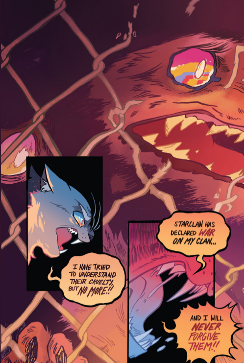 OFUKITTY's tweet photo. no one talking about how bluestar crashing out is being beautifully shown with the pack and i feel like we need too cause https://t.co/f3if0s6m26