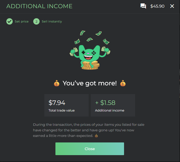 Get real money for your skins at <a href="/DMarket/">DMarket</a> !