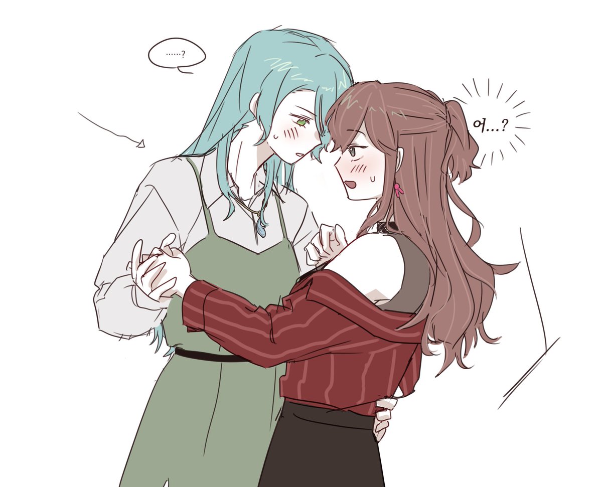 이어지는건 아닌데 그리다 보니까 비슷해서...
사요리사