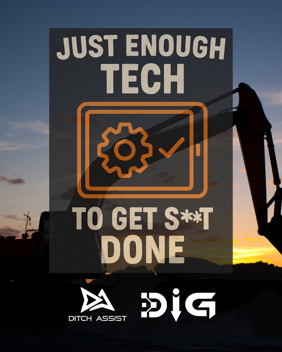 That’s Ditch Assist DIG™ in a nutshell.

No subscriptions. No complicated software. No need to call your nephew to figure it out.

DIG gives you real-time excavator grade guidance with a clean, web-based interface that runs on any device. Just enter your slope, set your starting