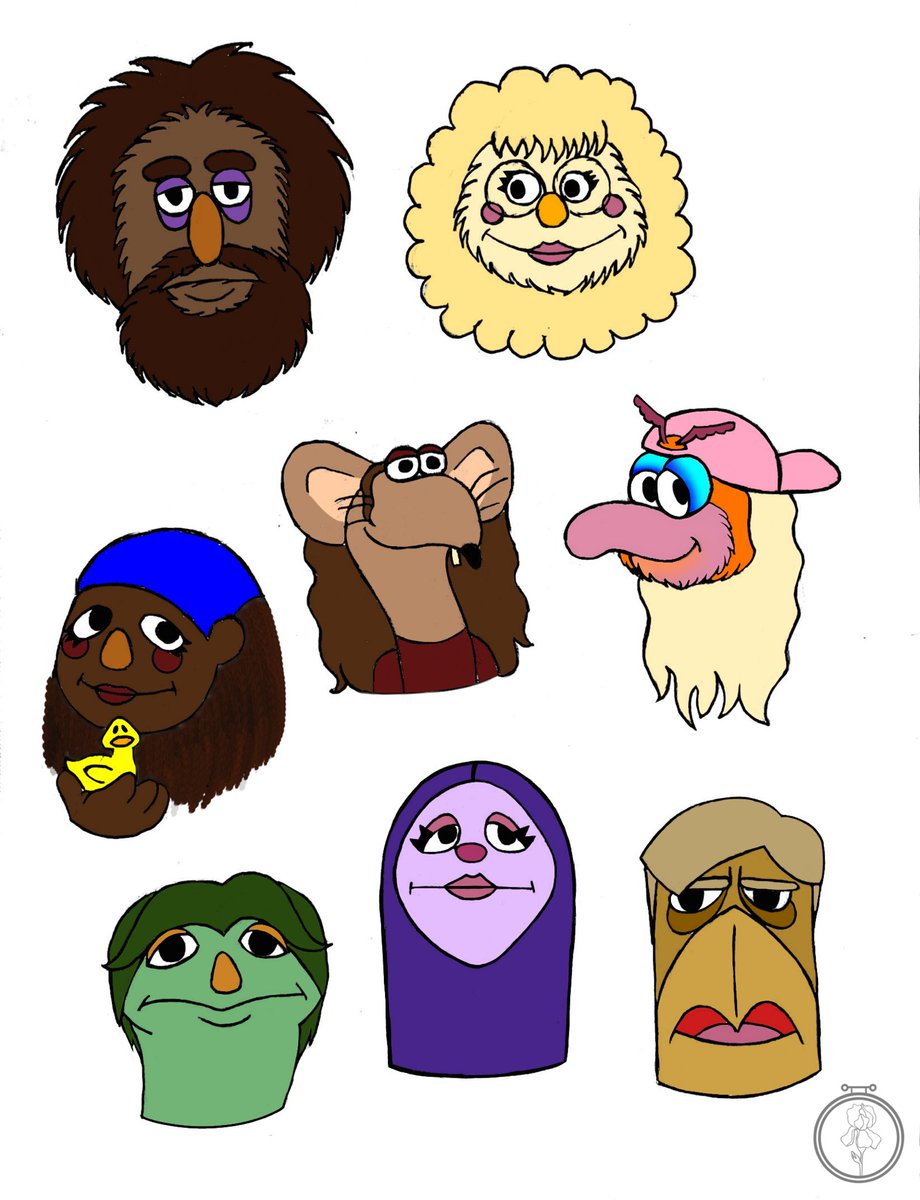 TatumTiff's tweet photo. In honor of the season 3 finale, here are the Yellowjackets characters I drew as Muppets. #Yellowjackets #yellowjackets #yellowjacketsfanart #yjfanart https://t.co/CtBBJXA4d2