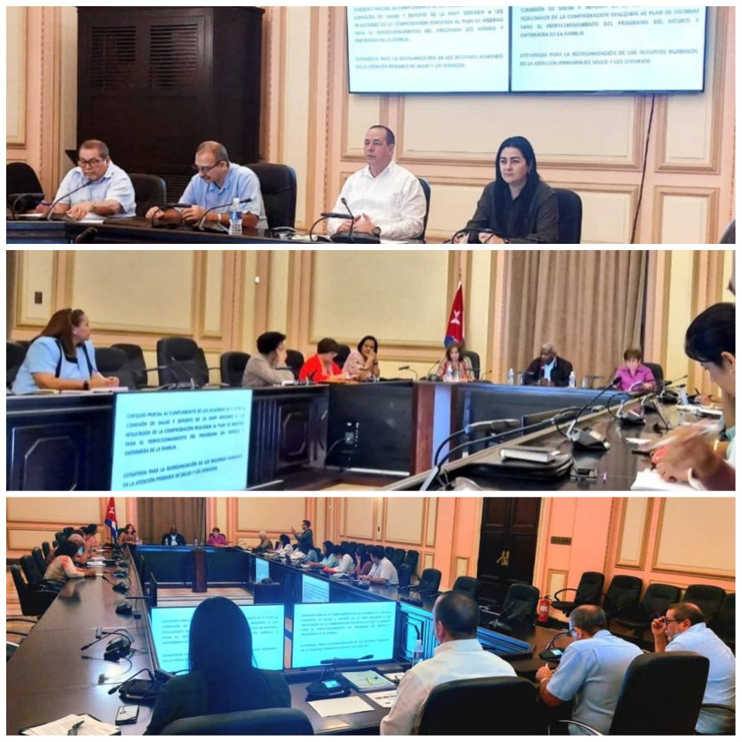 🇨🇺 Este viernes, junto al Presidente del Consejo de Estado y la <a href="/AsambleaCuba/">Asamblea Nacional Cuba</a>, Esteban Lazo Hernández, analizamos la actualización del Programa del Médico y la Enfermera de la Familia, como parte del seguimiento parlamentario a los acuerdos del 4to Periodo Ordinario de Sesiones.