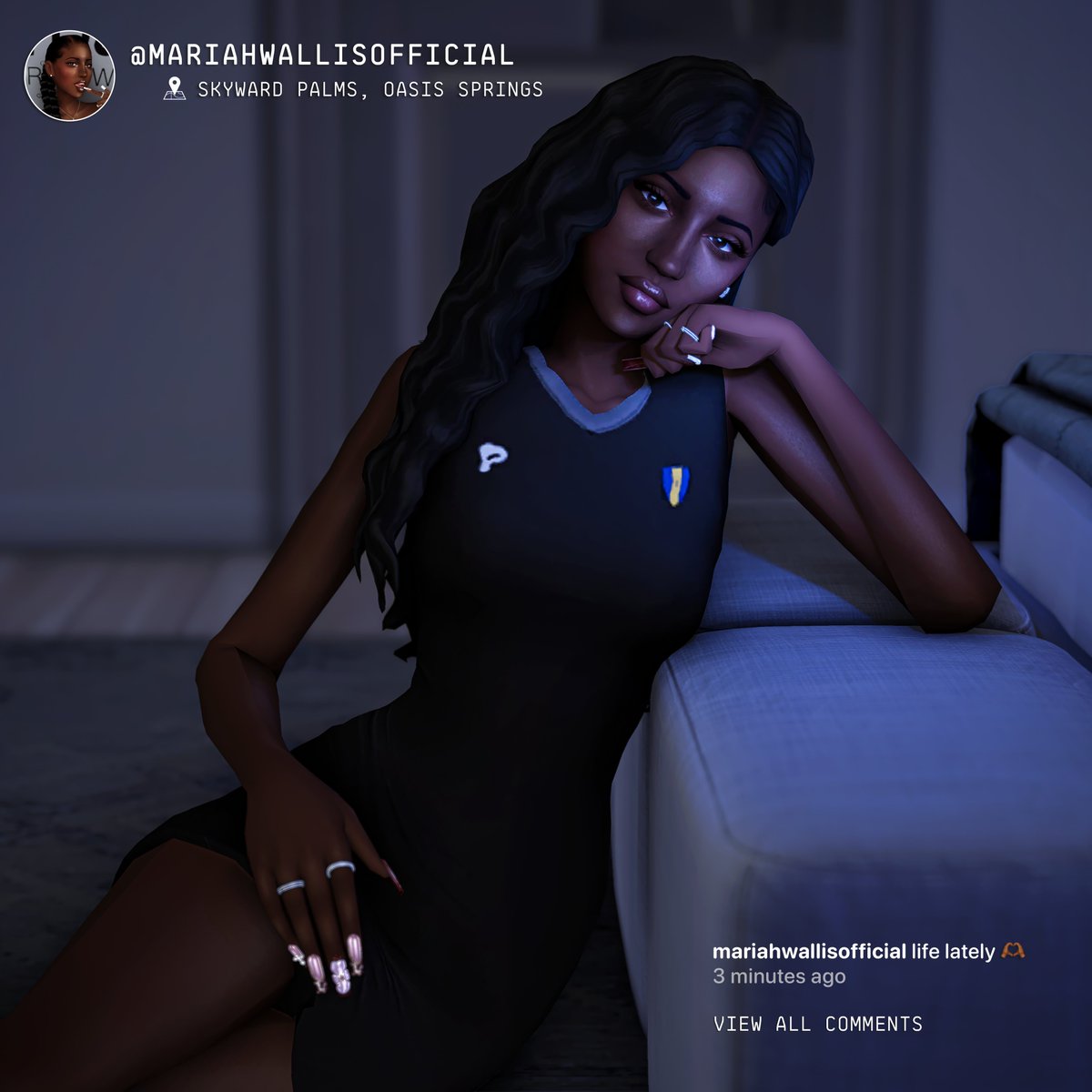 digidahn's tweet photo. a little post break-up makeover for mariah 🫦 #ShowUsYourSims https://t.co/kT48QGhCkB