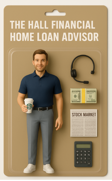 HallFinancial's tweet photo. The Hall Financial Home Loan Advisor action figure kit is here!  

Ever dreamed of becoming a top-tier mortgage professional AND living your best life? The time is now.   

The Hall Financial HLA starter pack includes: 
•Coffee cup (caffeinated confidence with the best training provided) 
•Headset with mic (unlimited leads, from MULTIPLE sources)
•Oversized stack of cash (a comp plan up to 125bps) •Stock Market newspaper (a team that keeps you informed on the industry) 
•Calculator (best ops team backing your deals, closing deals in 9 DAYS)  

This isn’t just a toy… this is your future. Reach out to join a winning team today!  

DM us today to learn more, or check us out at https://t.co/HS6sdmDBYd