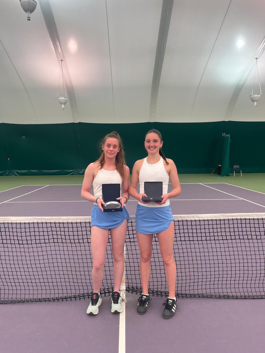 Congratulations to Sophie and her doubles partner Sophie from Plymouth, for finishing as runners-up at the J30 ITF in Dublin this week 👏 

Another international junior final for Sophie after her win in February 🤩