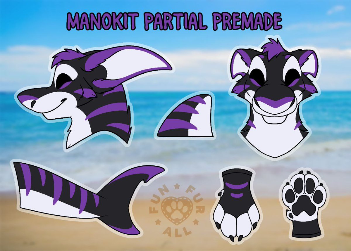 It's #FursuitsFriday  so here is a peek at a manokit premade that will be up for grabs soon! Expect some wip shots soon! 

(If you are interested in this bark shark, feel free to DM!)