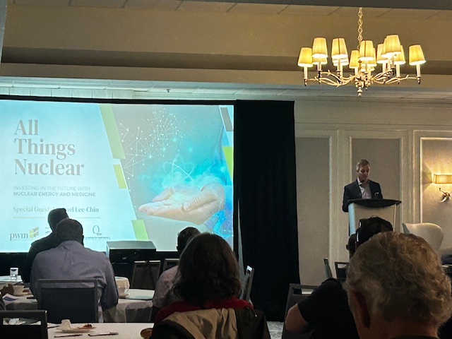 Michael_LeeChin's tweet photo. Fantastic event last night in Saskatoon with Kevin Hegedus and his team at PWM Private Wealth. We are on a mission to Do Well, by Doing Good!
#allthingsnuclear #wealthcreation https://t.co/C8V9xxIcb7