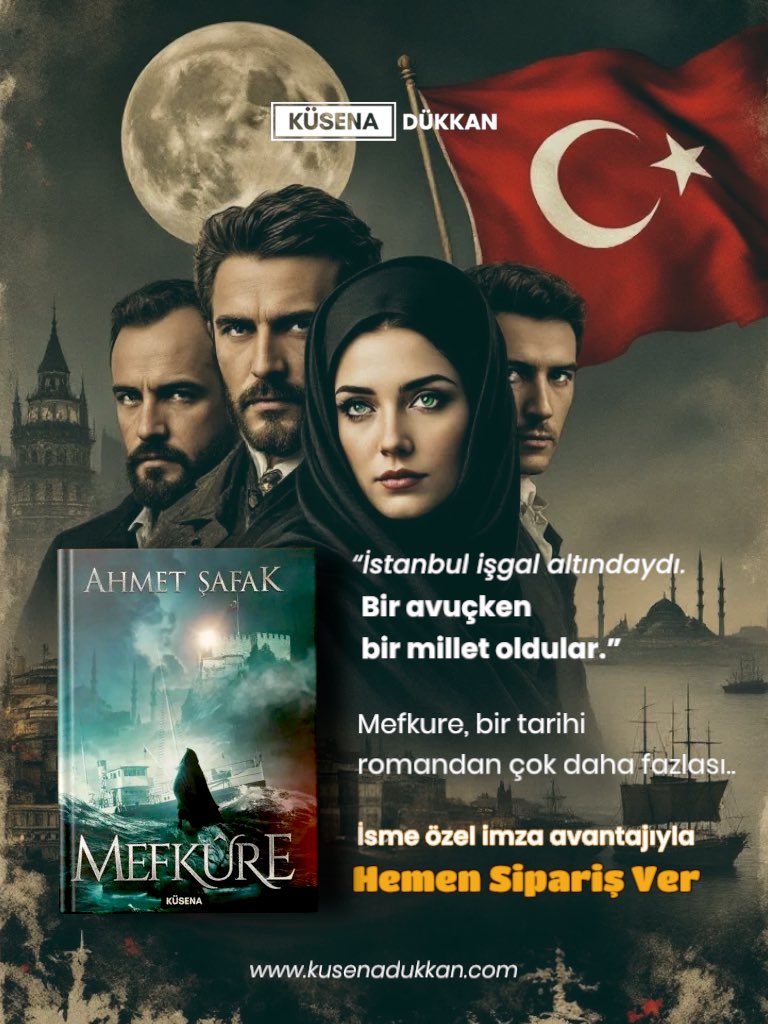 “İstanbul işgal altındaydı. Bir avuçken bir millet oldular”

Ahmet Şafak tarafından isminize özel olarak imzalanan Mefkûre romanına sahip olmak için hemen sipariş verin🏃🏻‍♀️‍➡️

🌐 Küsena Dükkan: l24.im/0acf
☎️ Whatsapp Siparişi: 0533 817 62 14