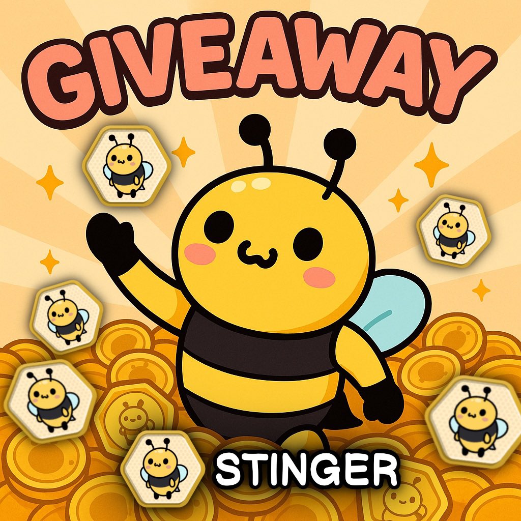 StingerOnSol's tweet photo. 🐝🌸 $STINGER Giveaway 🌸🐝

🎁2x 1.500.000 Coins ( 2 winners )

➡️TO ENTER:

✅Follow @StingerOnSol 
✅Retweet &amp; Like
✅Tag 2 friend

*STINGER HOLDERS receive double Coins 🚀🚀🚀

Ends in 48h

#Giveaway #Cryptogiveaway #Crypto https://t.co/YimaDBKal3