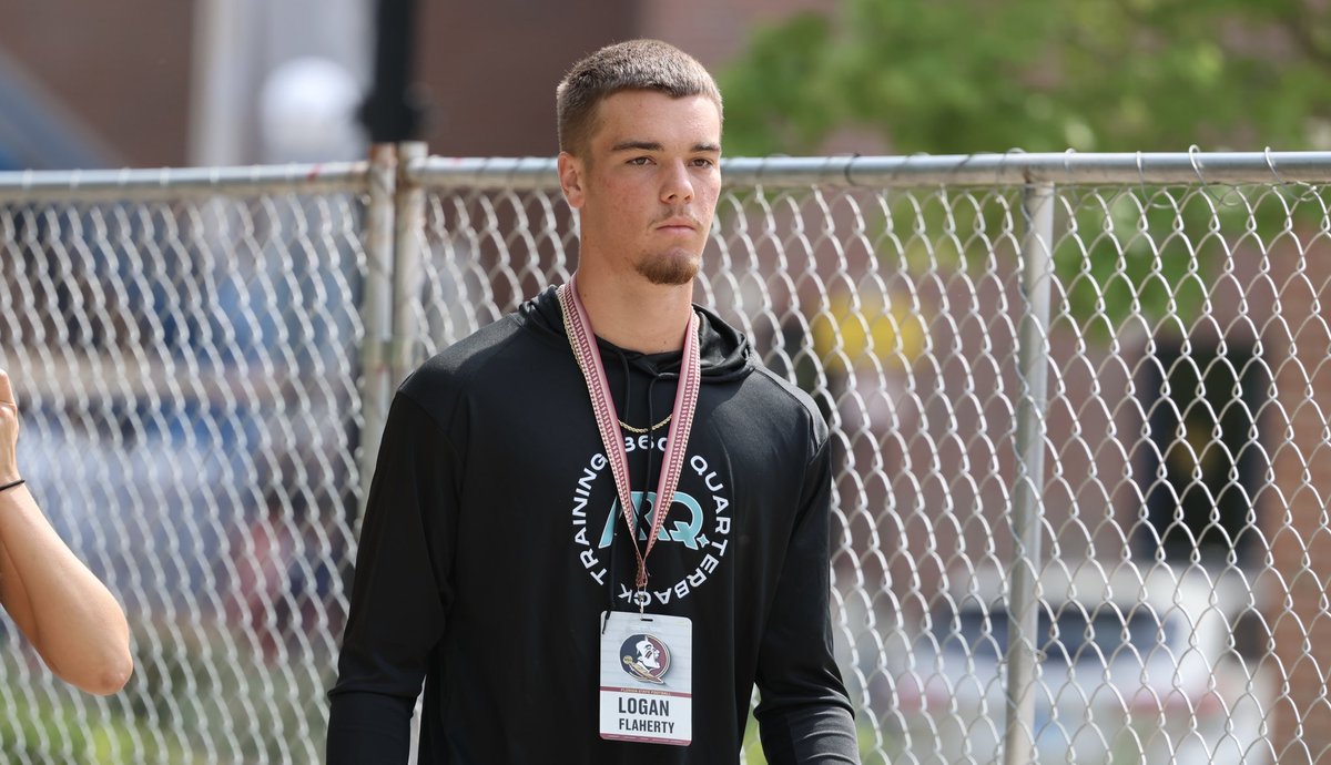 2027 QB <a href="/Lflahertyqb17/">Logan Flaherty</a> here at FSU today 247sports.com/college/florid…