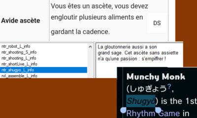 #262
The game description of Munchy Monk in French was completely changed between DS and Megamix. It's the only language to get a major change like this.
Fact Credit: <a href="/HowToNotExist/">certified bruh moment</a>