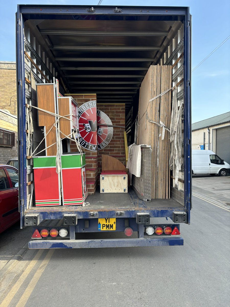 HarrogateSet's tweet photo. Today has had a truly international feel. Our set for the 2024 Peppa Pig UK tour, refurbished in January, prepares to open its Australian tour tomorrow. Meanwhile this afternoon we loaded the new set for @HeathersMusical as it begins its journey to New World Stages in New York. https://t.co/xAv6FELtHh