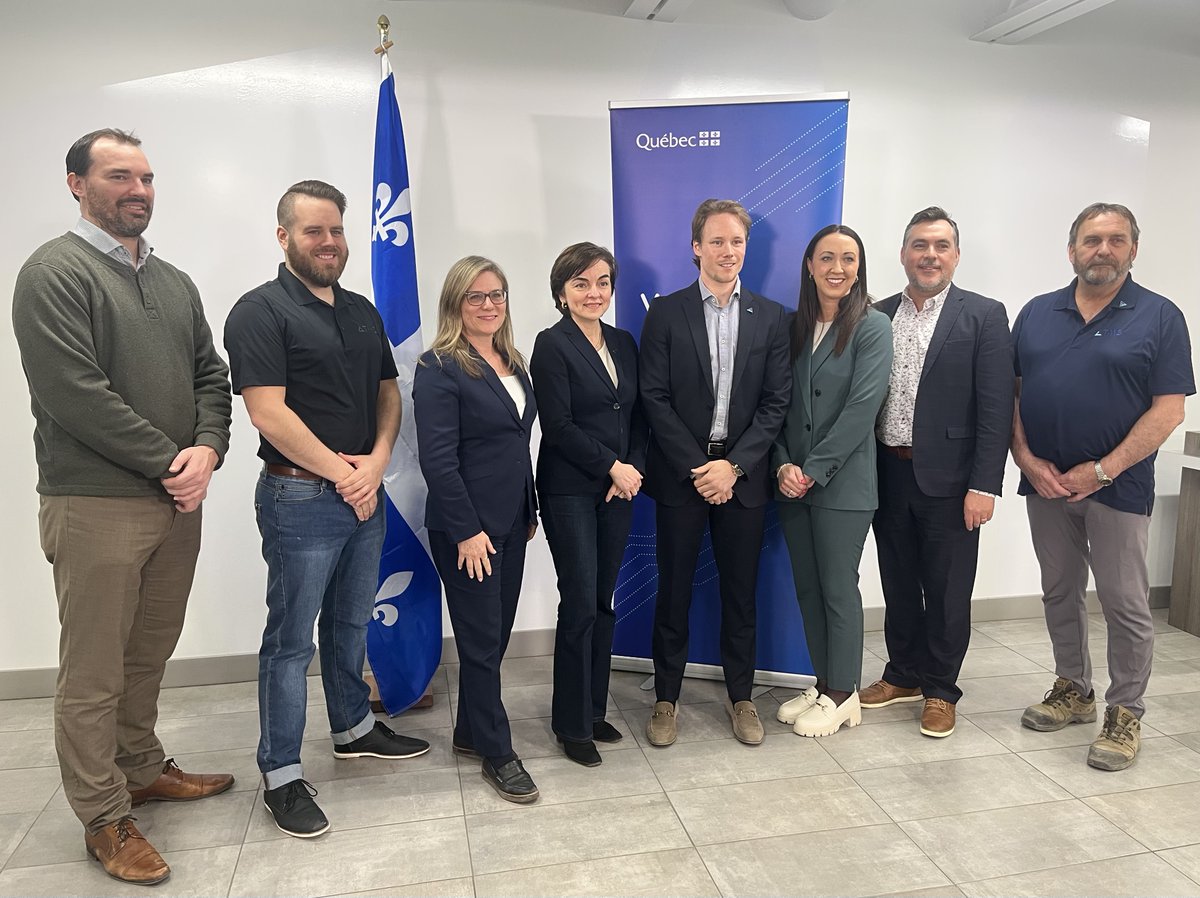 economie_quebec's tweet photo. [ COMMUNIQUÉ ]
5,8 M$ pour accroître la productivité de TMS Système
👉 https://t.co/iieeRnoDYe
 
@InvestQuebec @CFrechette  | #automatisation #PME #ChaudièreAppalaches #ESSOR https://t.co/NQSimRMBLR