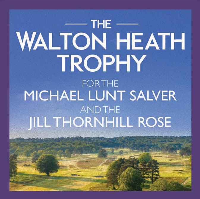 Walton Heath Trophy 2025 is open for ENTRY!!
Men (Michael Lunt Salver) 🏆                      Women (Jill Thornhill Rose) 🏆🌹  
Enter on our website #WAGR