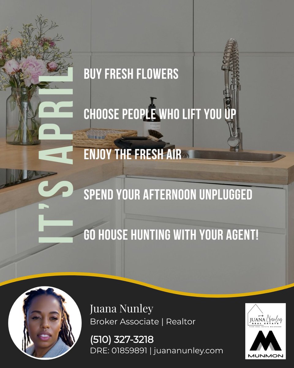 juananun's tweet photo. Spring is in the air, and so is the buzz of new beginnings!

🌷 Ready to turn a new leaf and find your dream home this April? 
Let's make it happen. Explore, dream, and discover your perfect space!

#newbeginnings #homegoals #househunting #findyourplace #spring https://t.co/8iymGDjwM9