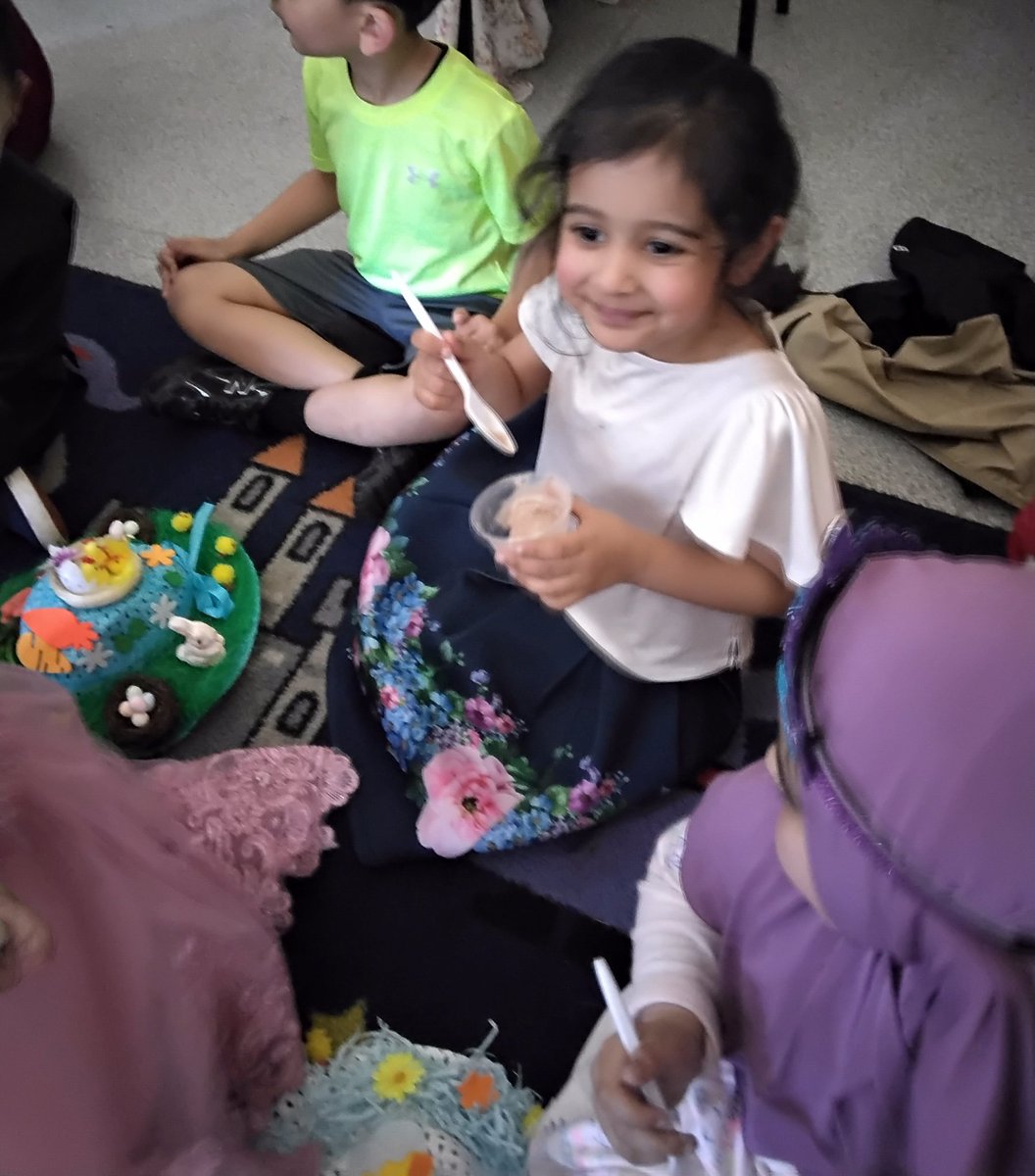 LeighPrimary's tweet photo. Reception had a fantastic time at their Eid party today. They had lots of fun dancing and playing party games and finished off with a movie and an ice-cream! Yummy! #eidcelebration #eidparty #eyfs #memorymakers https://t.co/WVP3Eo9T1Z