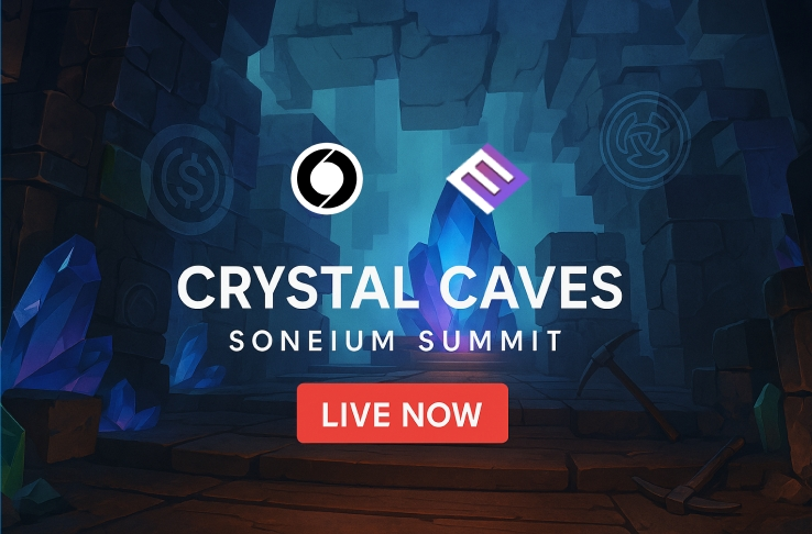 💥 The Crystal Caves: Soneium Summit is officially LIVE on @Soneium!

Dive into the mines with your AI Agent, earn $USDC + ACS, and unlock the future of Autonomous Worlds.
Let the co-opetition begin. ⛏️ 🤖

🎮 Start exploring: world3.ai/crystalcaves/c…
🎮 Complete tasks in the