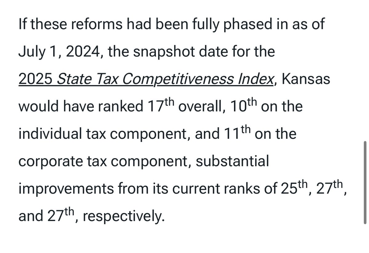 Thanks to the Kansas legislature, Kansas will be moving into a top 10 state for income taxes in the nation with the passage of SB 269. #ksleg #kslegislature