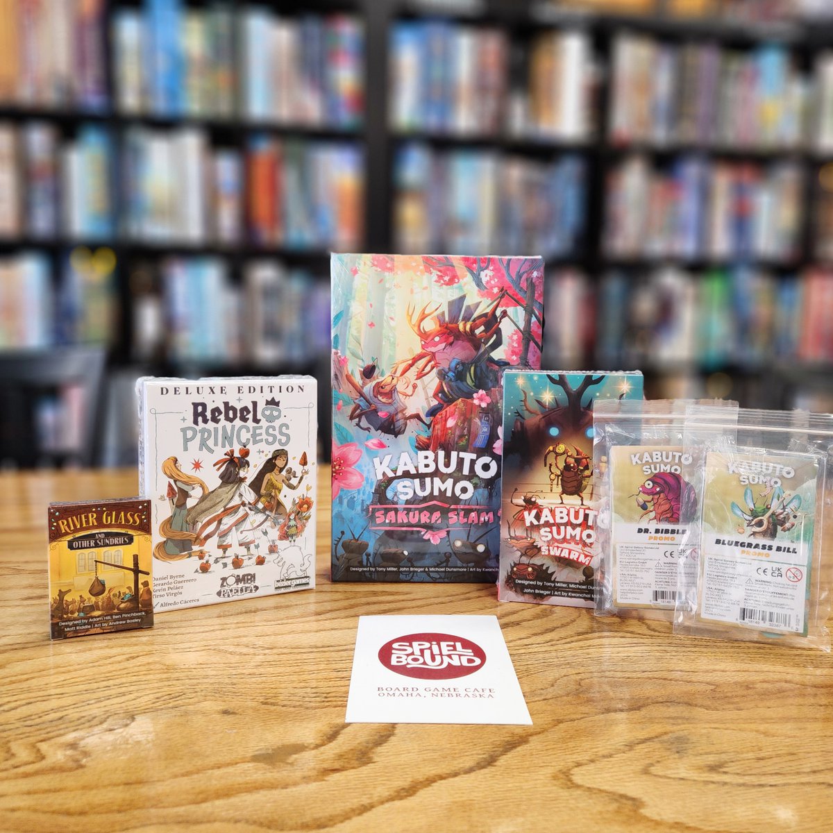 new CATAN®(!), Trailblazer Arizona, Winter Rabbit, Lords of Vegas, Mythwind, Rebel Princess, Kabuto Sumo &amp; more #boardgamestore - adding to our library soon!
spielbound.com/s/shop
<a href="/settlersofcatan/">CATAN - Official</a> <a href="/MythwindGame/">Mythwind</a> <a href="/beziergames/">Bezier Games, Inc.</a> <a href="/AllplayHQ/">Allplay</a> <a href="/AbsurdistProd/">🦖 Absurdist Productions 🦕</a> <a href="/LoneSharkGames/">Lone Shark Games</a>