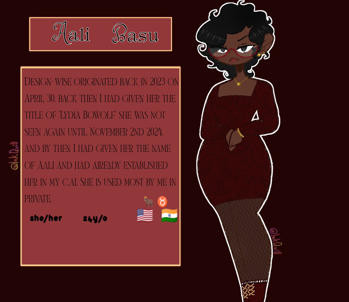 InkQuill06's tweet photo. I introduce you to you Aali Basu🍒
======
#artmoots #artist #oc #orginalcharcter https://t.co/nI0FLHrZ4j