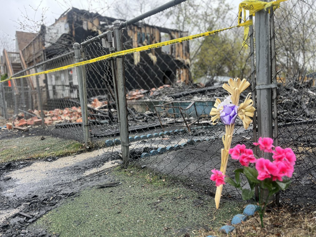 A memorial is growing to honor the memory of two sisters killed in a duplex fire in Millville, Cumberland County. Six homes were either damaged or destroyed and 21 people now have no place to live. The state fire marshal is investigating the cause of the fire.