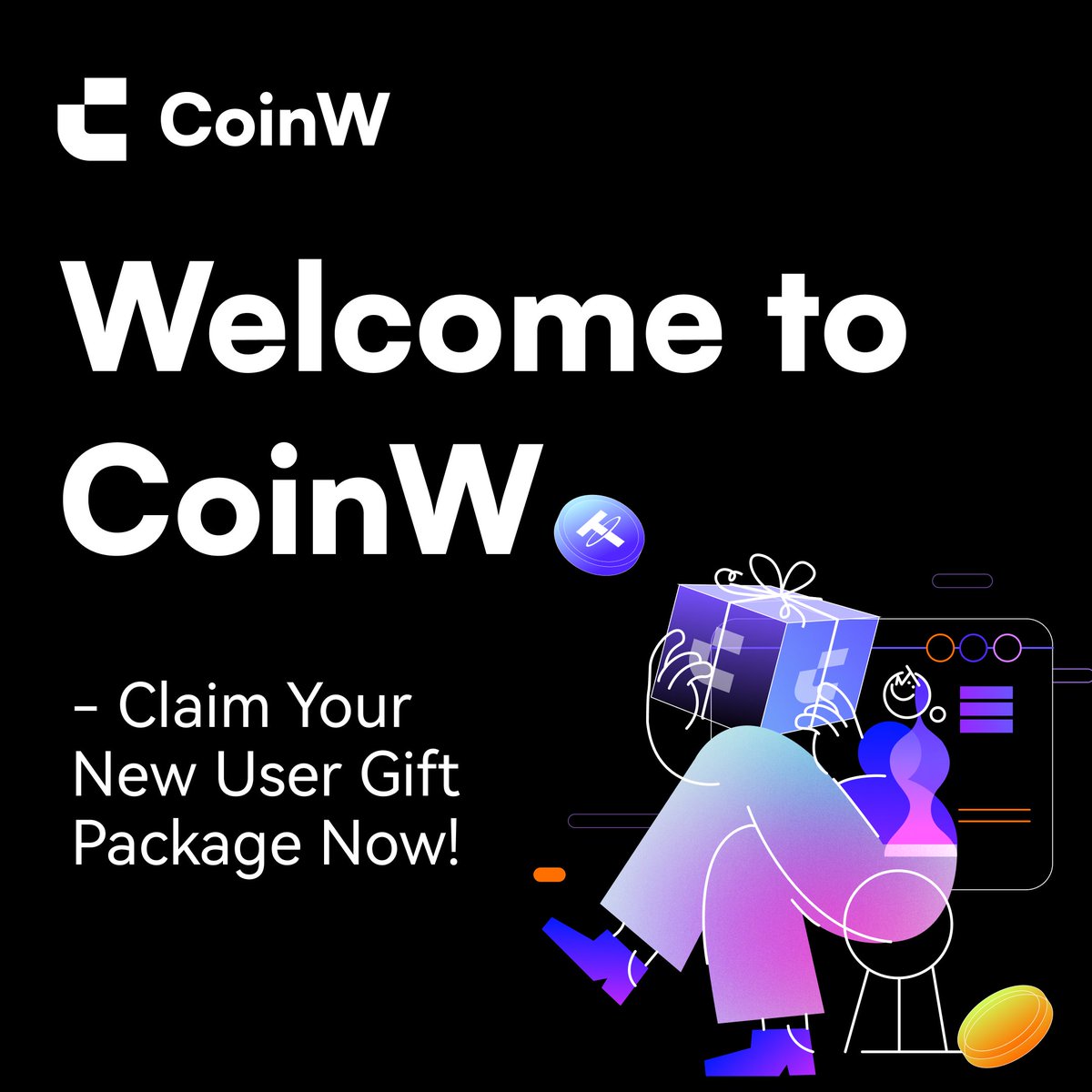 CoinW_Africa's tweet photo. 🎉 Welcome to CoinW — Claim your New User Gift Package now! The Rewards Hub is live!
✅ Complete missions
✅ Join events
✅ Unlock exclusive rewards
Start your journey here : https://t.co/7pdMBJFpya
#CoinW #CryptoRewards #Airdrop #NewUserBonus #RewardsHub #CryptoExchange #Web3