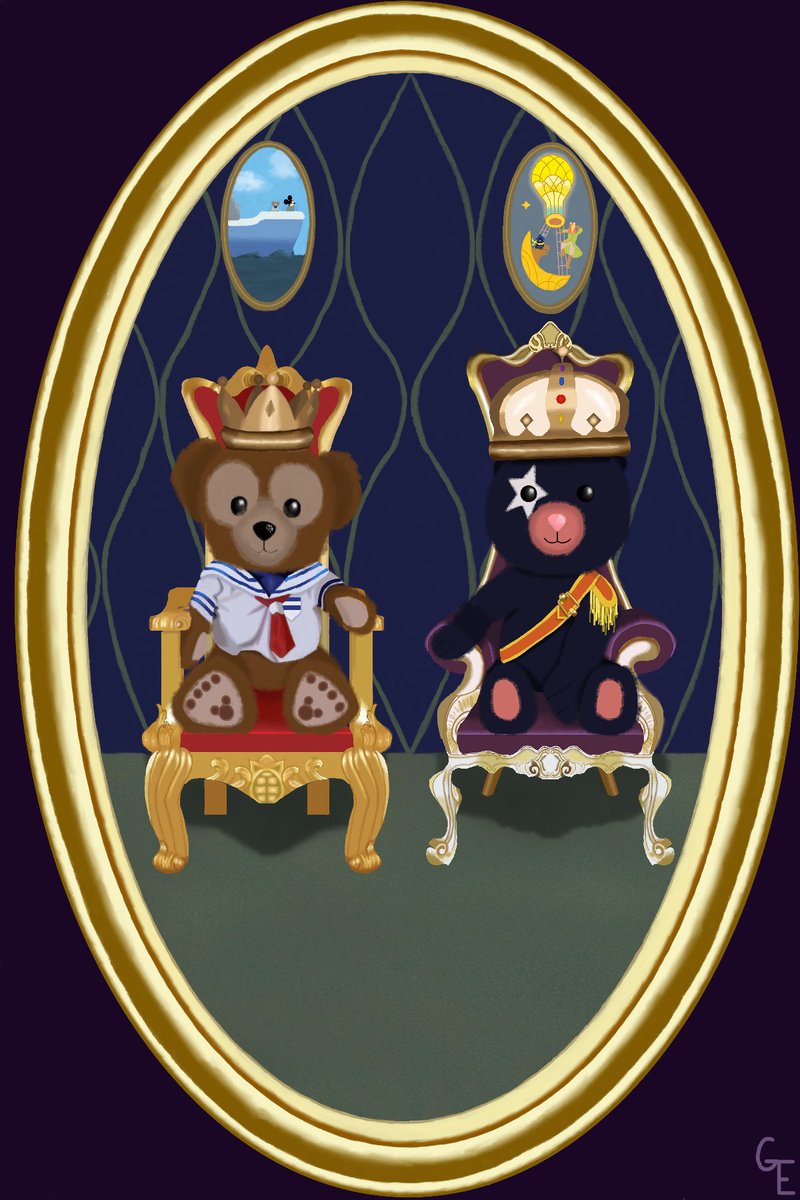 King Duffy &amp; King Cacao 👑

#EpicUniverse #DisneyParks #DuffyBear