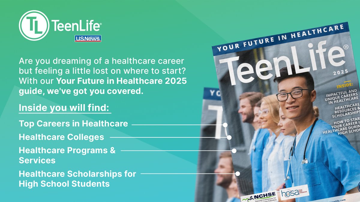 Are you considering what a life in healthcare could look like? Check out our 2025 Your Future in Healthcare guide! We provide insight into topics covering everything from careers to scholarships. Read it in full here: bit.ly/44jQJdQ

#teenlife #healthcare #highschool #hs