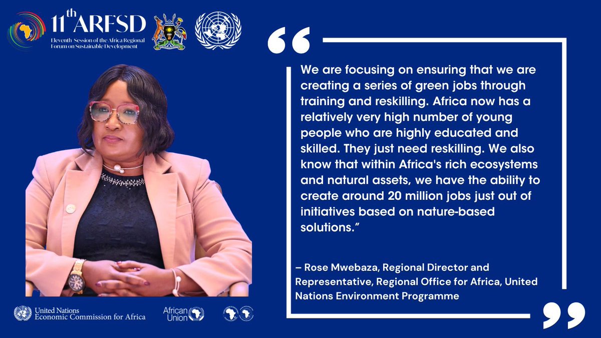 Indeed Uganda gave us more than we expected—leadership, hospitality, and unwavering commitment. This Forum was not just organized; it was owned." — ES @ClaverGatete . Great outcomes from this important process . Thank you <a href="/GovUganda/">Government of Uganda</a> 
#ARFSD11