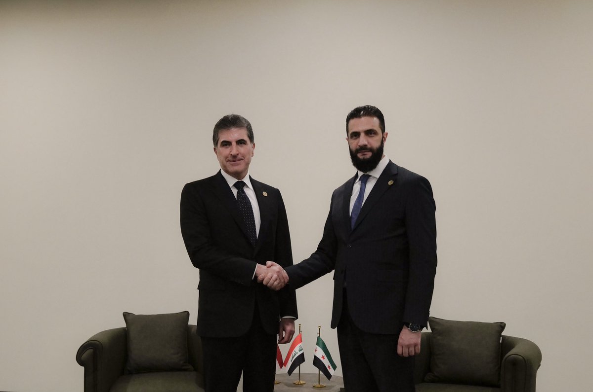 I was pleased to meet with President Ahmed al-Sharaa in Antalya. We discussed the situation in Syria where he shared his vision for a future Syria that embraces all its people. I commended his inclusive approach and assured him of our continued support.

We also reaffirmed our