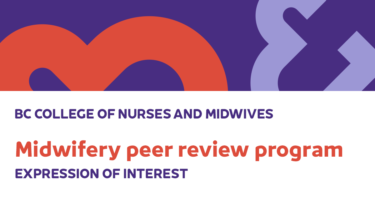 BCCNM (@bcnursemidwife) on Twitter photo We're seeking a midwife to consultant on developing a midwifery peer review program. We're accepting proposals until April 30 @bcnursemidwife <a href="/bcmidwives/">Midwives Association of BC</a> rebrand.ly/wqirjxn We're seeking a midwife to consultant on developing a midwifery peer review program. We're accepting proposals until April 30 @bcnursemidwife <a href="/bcmidwives/">Midwives Association of BC</a> rebrand.ly/wqirjxn