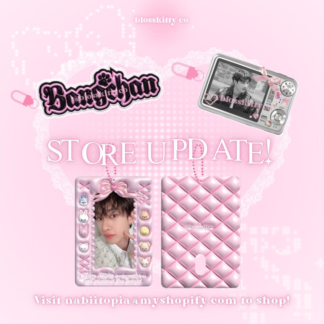 blosskitty's tweet photo. new skz merch available on my online store! 🎀🛒 #straykids #skz #stay #smallbusiness 

https://t.co/xKBFBq7nHS https://t.co/z17SJ0jM5h