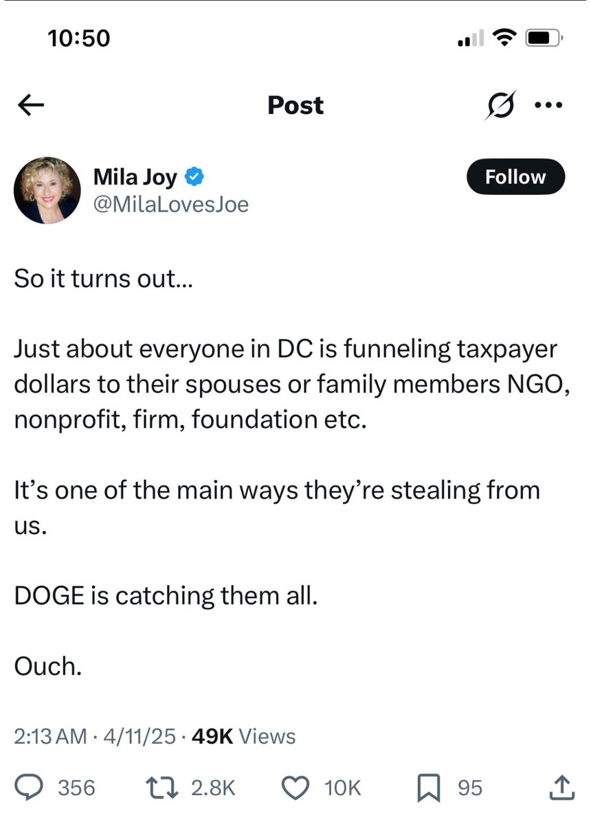 C_3C_3's tweet photo. Hey @MilaLovesJoe 

Next time please just give me a repost instead of cutting and pasting my work.

I guess I should be flattered. 🤷‍♂️😀

I’ve been getting ripped off at least once a week.

I just don’t get it.

(I nicely sent her a DM this am with no response) https://t.co/CJByWdMAcA