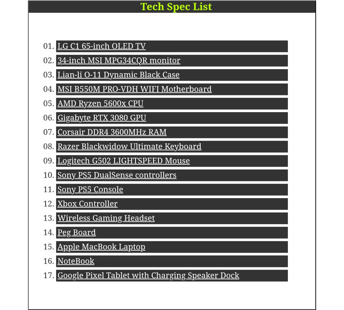 CyberTechWare's tweet image. Create your dream workspace with premium tech desk accessories! 🖥️✨ Visit CyberTechWare.com for inspiration #TechDesk #Workspace #LG #MSI #LianLi #AMD #Gigabyte #RTX3080 #Corsair #Razer #Logitech #Sony #PlayStation #Xbox #Apple #MacBook #Google #Pixel #DeskSetup…
