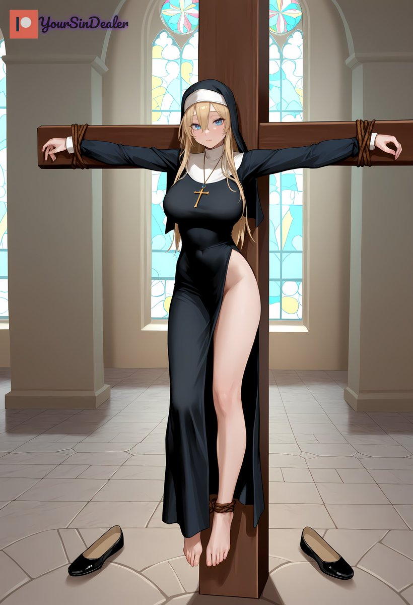 YourSinDealer's tweet photo. Truly devoted... #nun #feet #footfetısh #footmassage #crucifixion #sleepinggirl https://t.co/aOTUz2kaGE