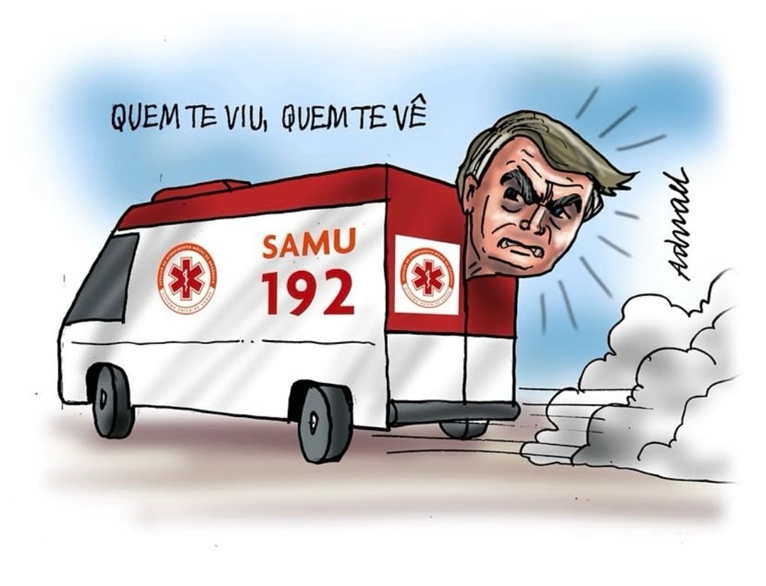 Parabéns o SUS salva até às piores vidas!! 

União sinistra, lá na asa sul... Bolsonaro e SAMU

Sírio Libanês / Saúde /  Viva o SUS /Força Capitão