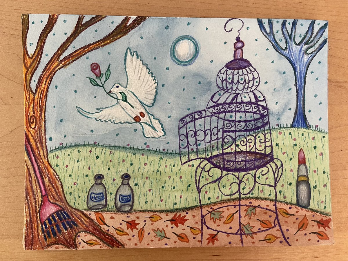 dailyprandium's tweet photo. It was 2001. A most excellent year. Until suddenly it wasn’t. 🍎❤️‍🩹 #NeverForget 

My friendship and collaboration with Jennifer Paul continues to  today as her art remains a singular inspiration to all of my work

4 works from her 2015 series, which I recently acquired, tho’ have not created conservation quality scans yet. They join an exhaustive collection of all of her art works on paper that she has created since 2001. Except the one pencil drawing. 

Tiny Archives cannot be celebrated today without honoring our artist and dear friend Jennifer Paul and her work 🏴‍☠️💝✏️