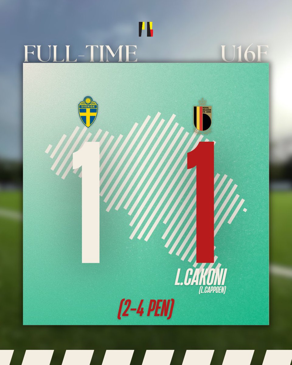 ProspectBelgium's tweet photo. [U16F🇧🇪]
Victoire face à la Suède aux tirs aux buts ! 
But de Lukas Cakoni sur un assist de Logan Cappoen.

#ForTheLand🇧🇪 #SWEBEL 🇸🇪🇧🇪 https://t.co/ftwxcr6AG3