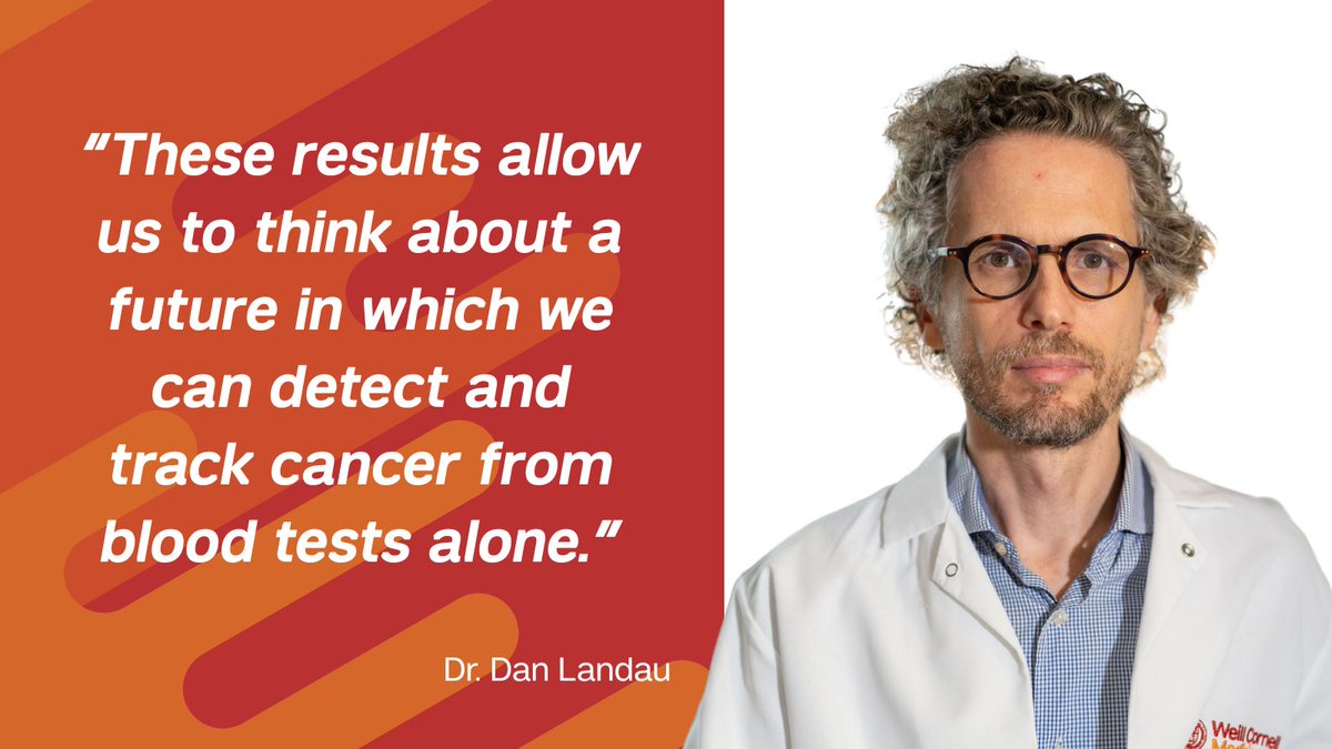 Weill Cornell Medicine (@weillcornell) on Twitter photo A new, error-corrected method for detecting tumor DNA from blood samples is much more sensitive and accurate than prior methods, according to findings from Dr. Dan Landau (<a href="/landau_lab/">Dan Landau</a>) and Dr. Bishoy Faltas (<a href="/FaltasLab/">Dr. Bishoy M. Faltas</a>).
Full story:
bit.ly/3EjLGQ2 A new, error-corrected method for detecting tumor DNA from blood samples is much more sensitive and accurate than prior methods, according to findings from Dr. Dan Landau (<a href="/landau_lab/">Dan Landau</a>) and Dr. Bishoy Faltas (<a href="/FaltasLab/">Dr. Bishoy M. Faltas</a>).
Full story:
bit.ly/3EjLGQ2