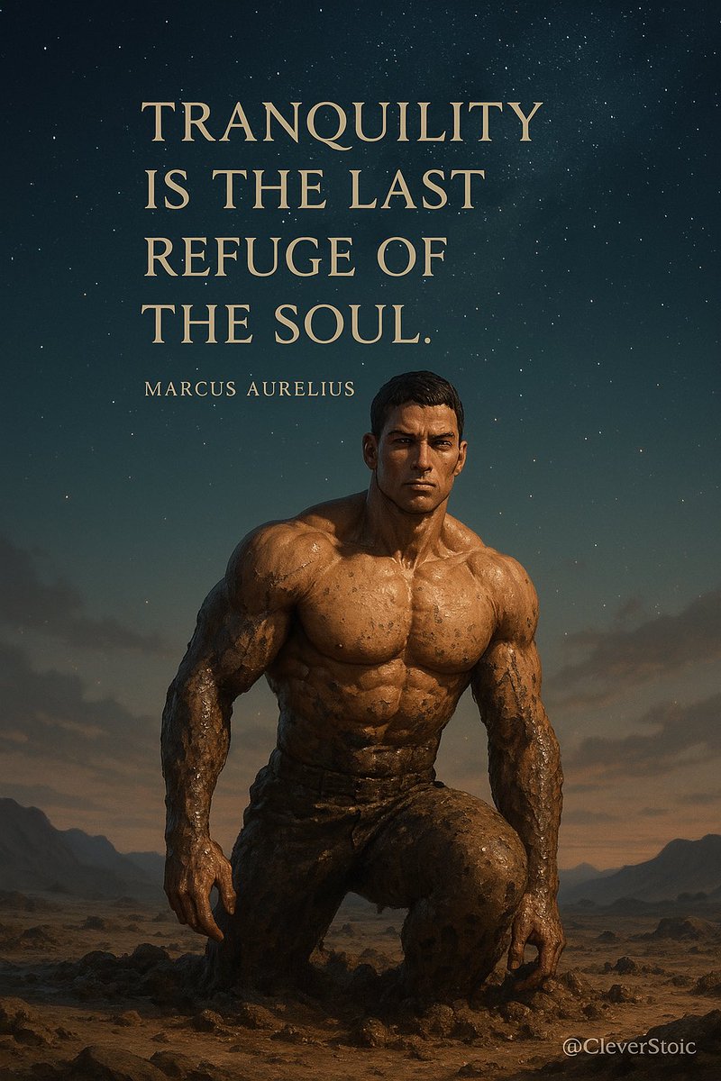 CleverStoic's tweet photo. Would you rather be calm in chaos or powerful in peace?
Marcus Aurelius chose both.
What about you? https://t.co/Oy7WotOVDx