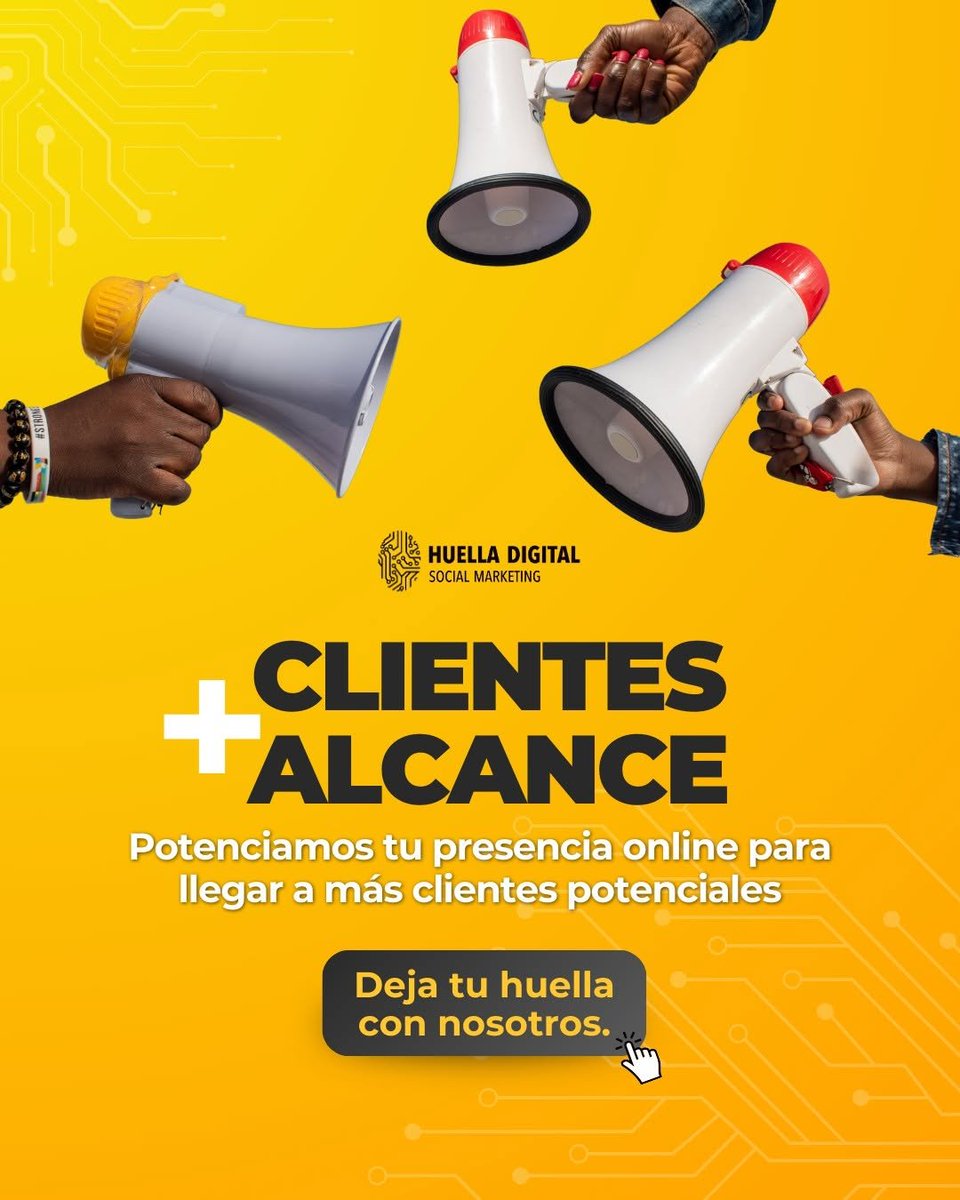 HuellaDigitalSM's tweet photo. 📈 ¿Quieres atraer más clientes y expandir tu alcance en línea? ¡Contáctanos!💻⁣

¡Invierte en tu presencia en línea y haz crecer tu negocio como nunca antes! Contáctanos hoy mismo para empezar. 🚀✨⁣ https://t.co/CFMitRs2yL
