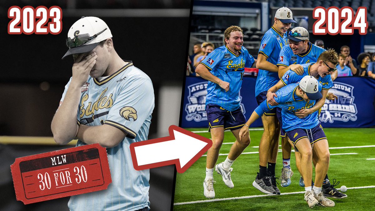 MLWWiffleBall's tweet photo. “SOARING BACK: Eastern Eagles” MLW 30 for 30 now out on YouTube!! 🚨🎞️ A wild 2-year story of defeat, persistence, & triumph from this team. 🦅
#SOARINGBACK
https://t.co/k3iMKczPfH https://t.co/o0hM1T7RX1