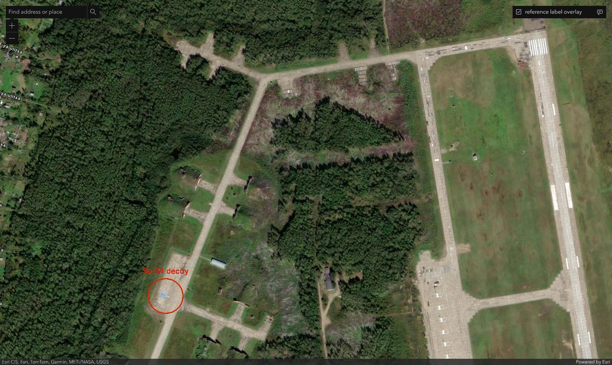 LotA_IL's tweet photo. Still in Khobarovsky kray, Sep-2024. Khurba-2 AB, home of the 277th BAP, seems completely deserted, even the long dead Su-24 in TECh are no longer there, except for several painted decoys of Su-34's around the base.... and an actual MiG-23 🤨 https://t.co/ciNz751jEz