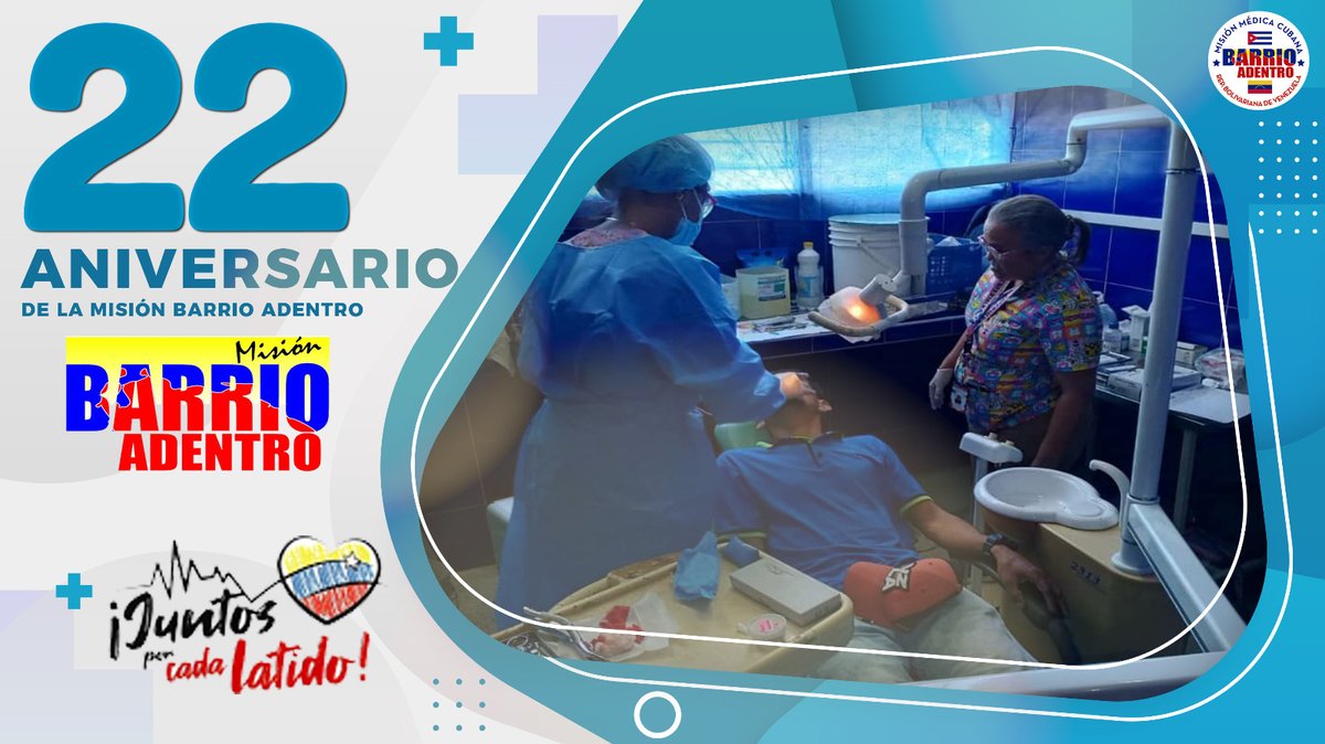 · La Colaboración Cubana en Venezuela defiende el legado de los héroes de la patria. Solidarios y humanistas por principios. #AniversarioXXIIBarrioAdentro #JuntosPorCadaLatido #CubaCoopera <a href="/cubacooperaven/">Brigada Médica Cubana en Venezuela</a> <a href="/MINSAPCuba/">Ministerio de Salud Pública de Cuba</a> <a href="/japortalmiranda/">José Angel Portal Miranda</a>